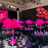 Picture of Ostrich Feather Trumpet Vase table centrepiece