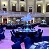 Picture of Ostrich Feather Trumpet Vase table centrepiece